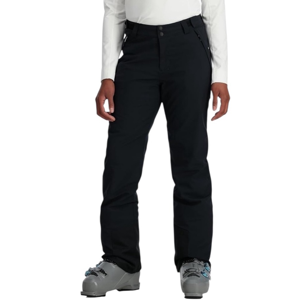 Spyder Hope Insulated Ski Snow Pant Black White Size 12 Large Womens NEW
